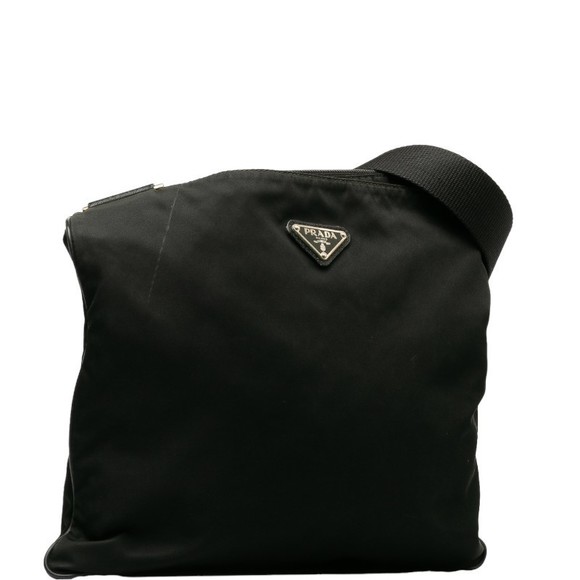 Prada Shoulder Crossbody Bag  Black Nylon - Picture 1 of 10
